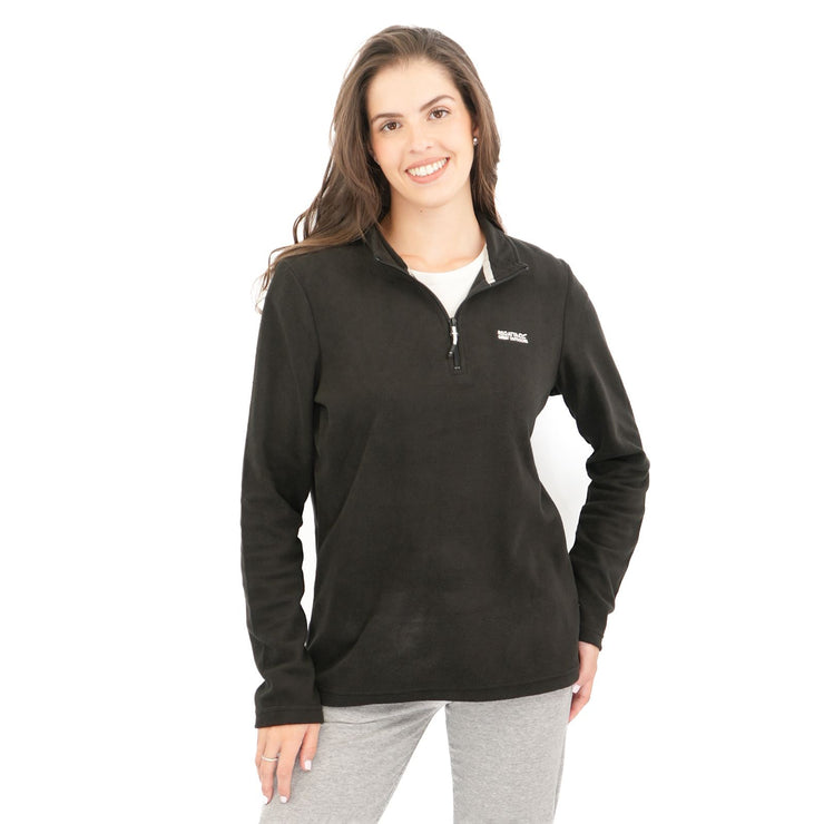 Regatta Black Sweethart Zip Neck Fleece - Quality Brands Outlet