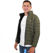 Nautica Performance Double Zip Puffer Jacket Green - Quality Brands Outlet