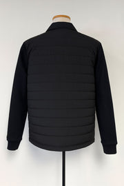 M&S Mens Autograph Black Quilted Jacket - Quality Brands Outlet