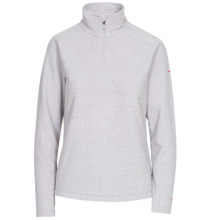 Trespass Half Zip Microfleece Fleece Jackets Light Blue - Quality Brands Outlet