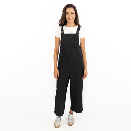 Next Wide Leg Easy Wear Twill Dungarees Relaxed Fit Comfortable Wear