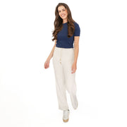 M&S Waffle Lounge Pants Ivory Trousers - Quality Brands Outlet