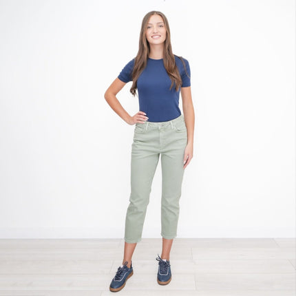M&S Crop Slim Leg Jeans Green - Quality Brands Outlet