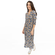 Seasalt Blue Chapelle Dress in Woodland Garlic Marine - Quality Brands Outlet