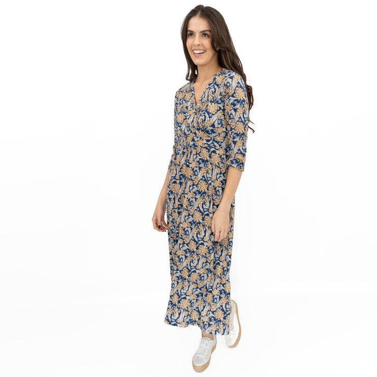 Seasalt Blue Chapelle Dress in Woodland Garlic Marine - Quality Brands Outlet
