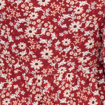 Seasalt Maggie Maxi Dress Berry Gathering Red-Quality Brands Outlet-
