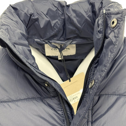 Water Repellent Puffer Jacket Navy Winter Coat