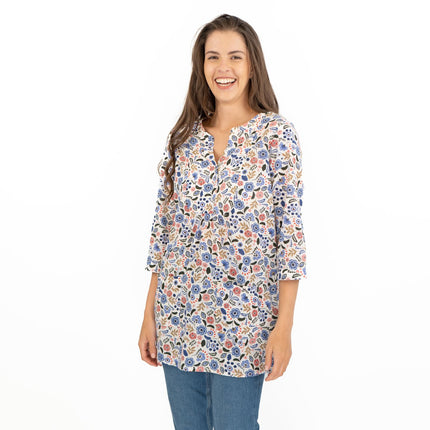 Seasalt Floral Womens Aventurier Cotton Tunic-Quality Brands Outlet-
