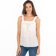 Dorothy Perkins Embroidered Square Neck Tank Tops