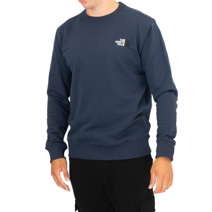 The North Face Mens Crew Navy Blue Sweatshirt-Quality Brands Outlet-