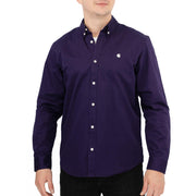 Carhartt WIP Mens Shirt Long Sleeve Madison Purple