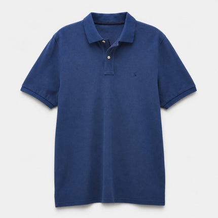 Joules Woody Dark Blue Cotton Pique Polo Shirt - Quality Brands Outlet