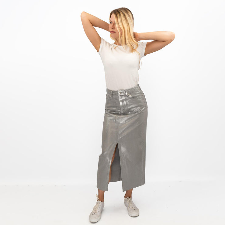 Metallic skirt m&s hotsell