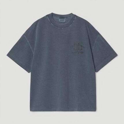 Mens T-Shirts Premium Brand Navy Short Sleeve Cotton Graphic Boxy Fit - Quality Brands Outlet