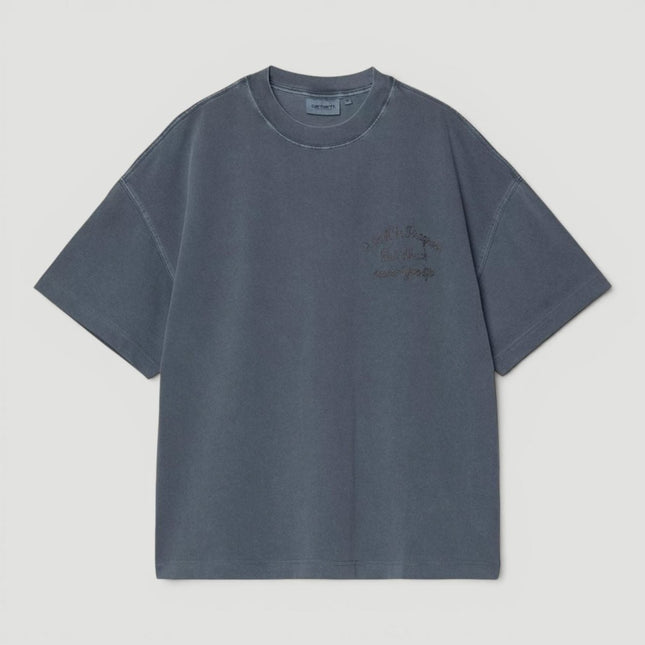 Mens T-Shirts Premium Brand Navy Short Sleeve Cotton Graphic Boxy Fit - Quality Brands Outlet