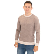 White Stuff Mens Newport Merino Wool Jumper Brown - Quality Brands Outlet