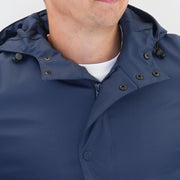 Threadbare Mac Raincoat Showerproof Navy Blue Hooded