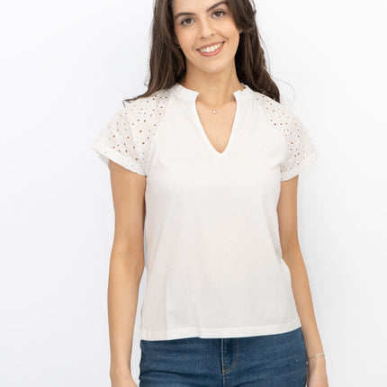 Hobbs White Beki Broderie Top-Quality Brands Outlet-