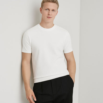 Bradley Heavyweight T-Shirts White Short Sleeve Tops