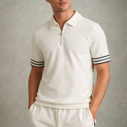 Bristol Off White Polo Shirt - Quality Brands Outlet