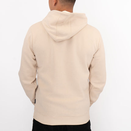Ben Sherman Mens Logo Hoodie Beige-Quality Brands Outlet-