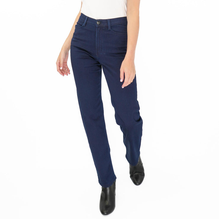 M&S Per Una Roma High Waisted Straight Leg Jeans Indigo