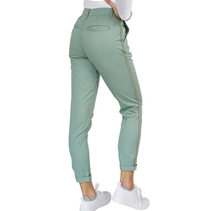 White Stuff Paperweight Lightweight Cotton Chino Green-Quality Brands Outlet-