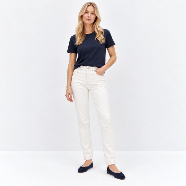 Womens Jeans Lily Slim Fit Stretch Jeans – White-Quality Brands Outlet-