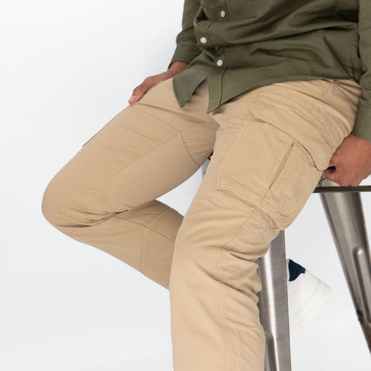 Joules Mens Beige Penington Cigar Cargo Trousers