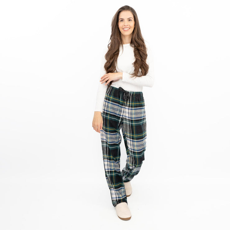 Old Navy Womens Green White Plaid Tartan PJ Stytle Bottoms - Quality Brands Outlet