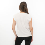 Tilly Drape Cotton Tops White - Quality Brands Outlet