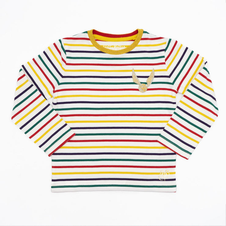 Mini Boden Girls Striped T-Shirt Long Sleeve Jersey Tops