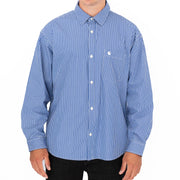 Carhartt WIP Men Long Sleeve Blue Drake Shirt