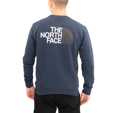 The North Face Mens Crew Navy Blue Sweatshirt-Quality Brands Outlet-