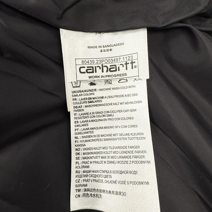 Carhartt WIP Mens Doville Water Repellent Puffer Jacket Black