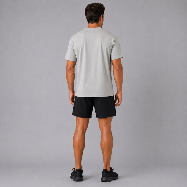 Mens Performance Crew Neck T-Shirt – Grey