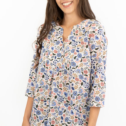 Seasalt Floral Womens Aventurier Cotton Tunic-Quality Brands Outlet-