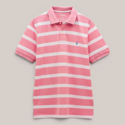 Joules Woody Striped Polo Shirt Navy Short Sleeve - Quality Brands Outlet