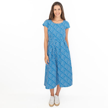 Seasalt Before Now Blue Boat Midi Dress-Quality Brands Outlet-