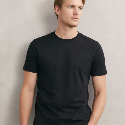 Bless Cotton T-Shirt Black Short Sleeve Premium Tops - Quality Brands Outlet