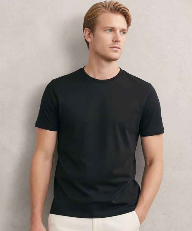 Bless Cotton T-Shirt Black Short Sleeve Premium Tops - Quality Brands Outlet