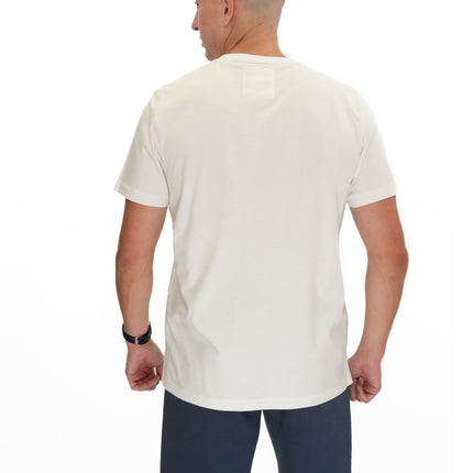 Crew Clothing Mens White Short Sleeve T-Shirt - Quality Brands Outlet