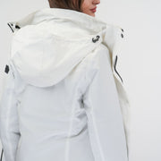 3-in-1 Waterproof Ski Jacket White with Detachable Insert