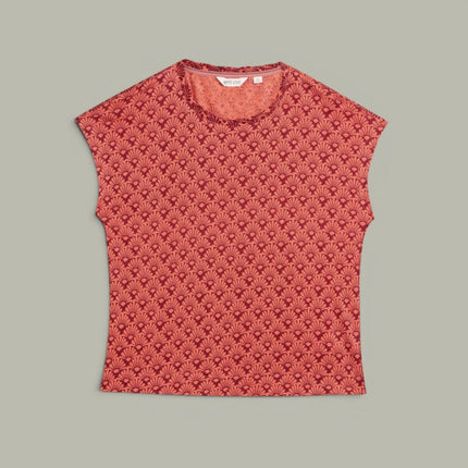 White Stuff Rowan Linen Tank Top Red Orange 100% Linen Sleeveless Summer - Quality Brands Outlet