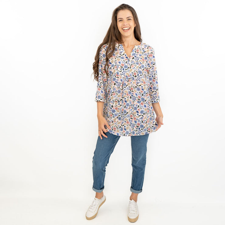 Seasalt Floral Womens Aventurier Cotton Tunic
