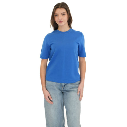 M&S Autograph Blue T-Shirts Short Sleeve-Quality Brands Outlet-