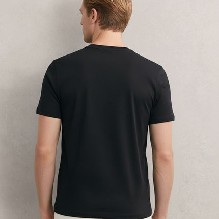 Bless Cotton T-Shirt Black Short Sleeve Premium Tops - Quality Brands Outlet