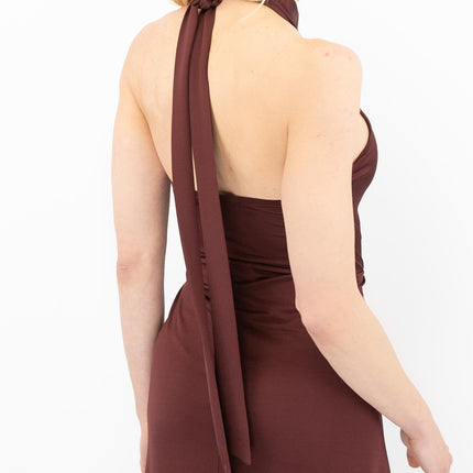 Ted Baker Womens Halter Dress Wine-Quality Brands Outlet-