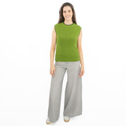 M&S Scalloped Crew Neck Button Detail Vest Tank Top - Quality Brands Outlet