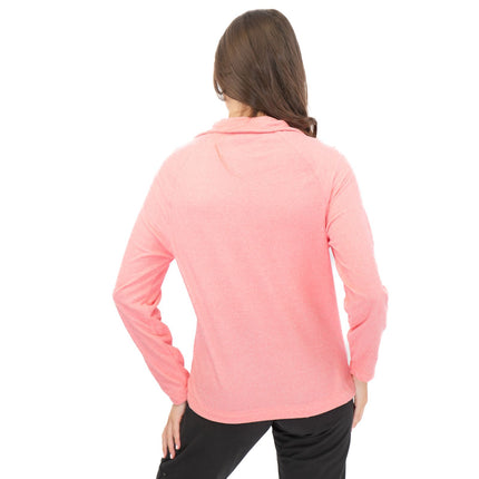 Trespass Half Zip Microfleece Fleece Jackets Peach Blush-Quality Brands Outlet-